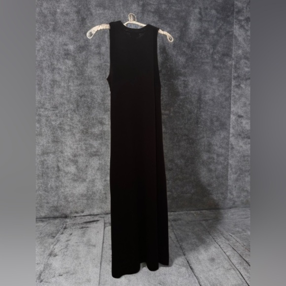 NWT Women's Gabriela High Neck Cut-in A-line Side-Slit Maxi Sweater Dress Size S - Picture 7 of 10